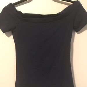 Navy Blue Short-Sleeves T-Shirt
